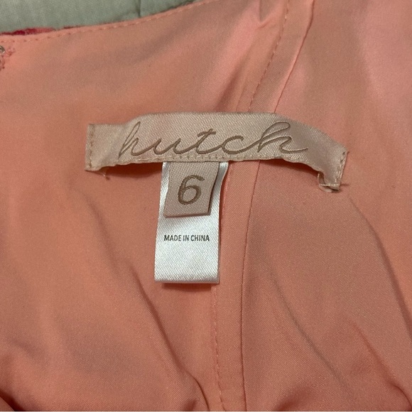 NEW Hutch Print Pleated Sleeveless Maxi Dress Sz 6 Red - Picture 9 of 14